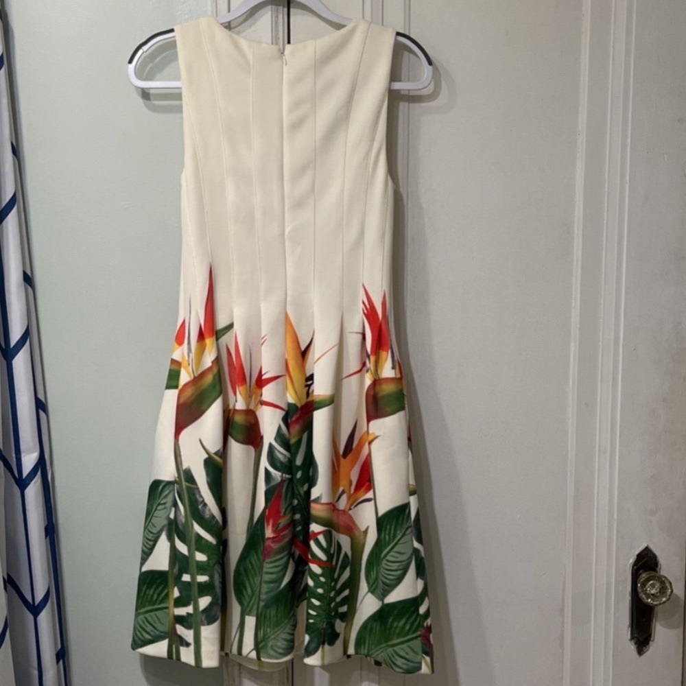 Calvin Klein Tropical Cocktail Dress